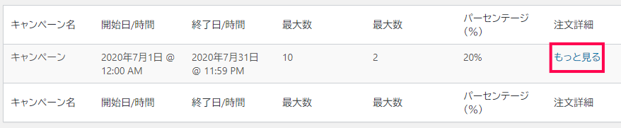 キャンペーン レポート