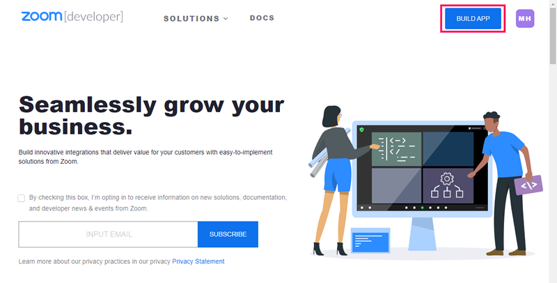 ZOOM APIキーの取得