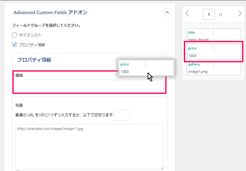 ACF のカスタムフィールドにデータをインポートする方法